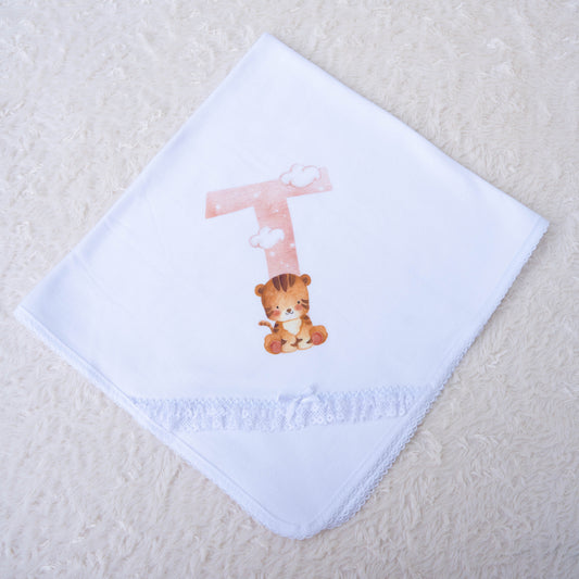 Fralda de Algodão c/renda "T" - TAN