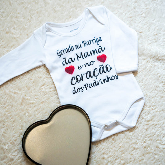 Body Coração dos Padrinhos