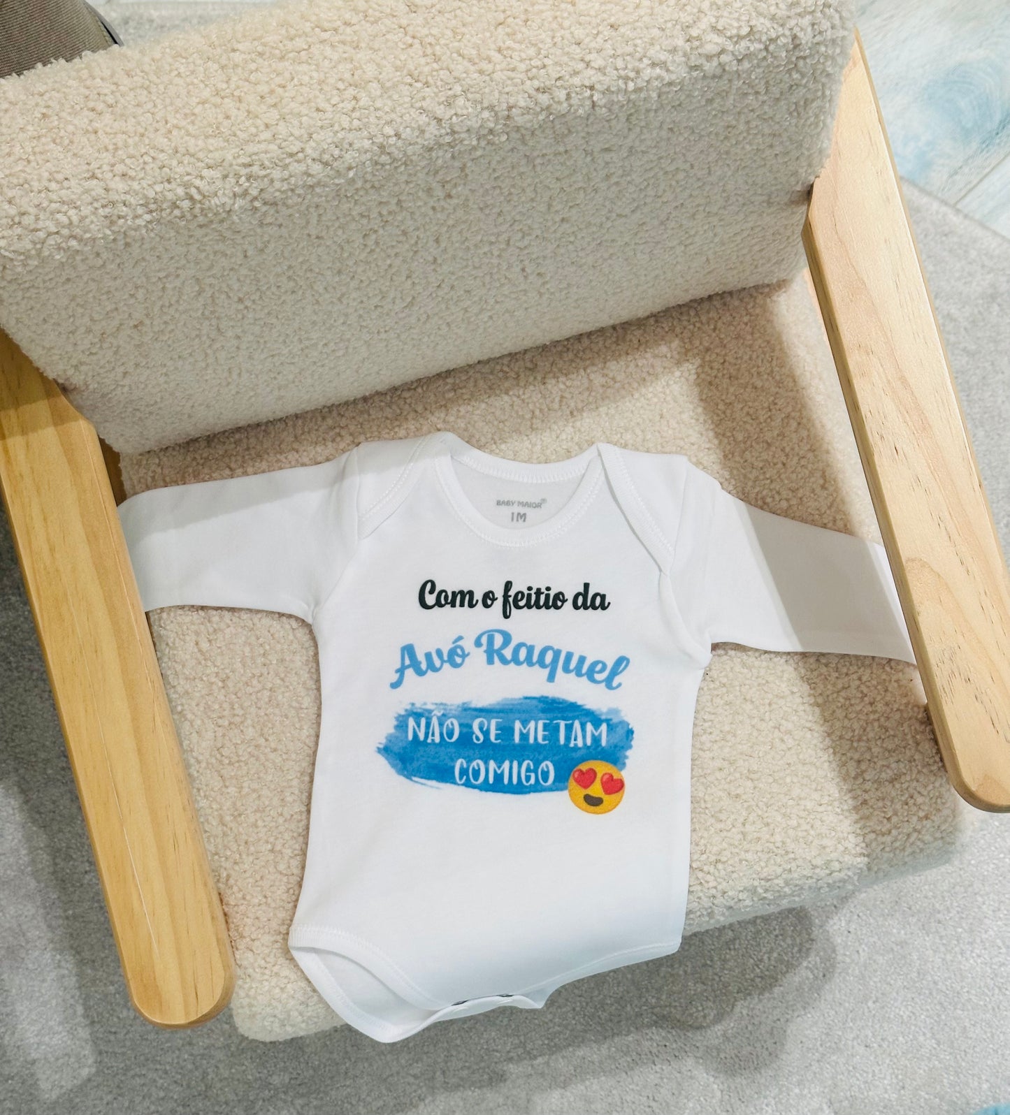 Body Divertido para Bebé – “Com o feitio da Tia/avó…”