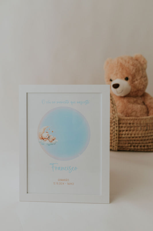 Quadro “O Céu no Dia em que Nasceste” ✨