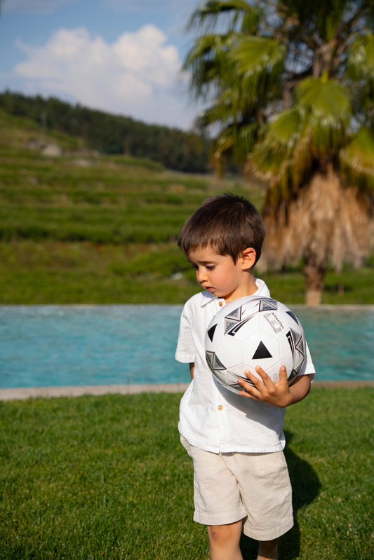 Calção de Linho Bege
