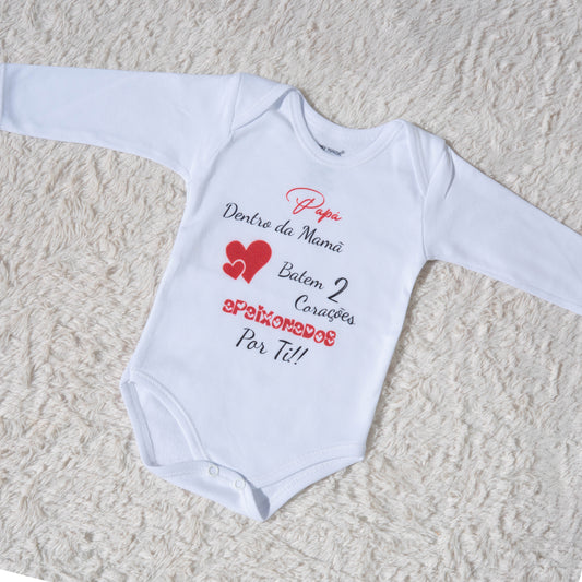 Body "Corações Apaixonados"