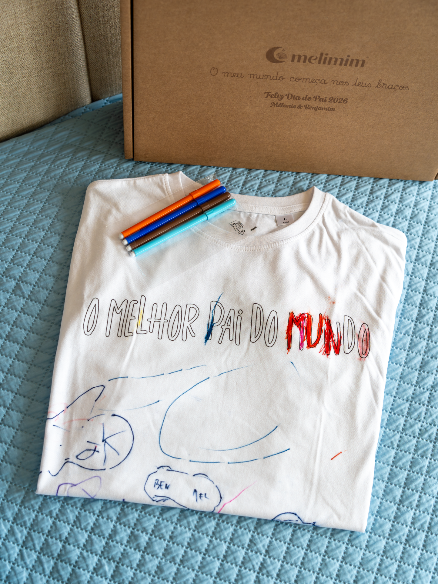 Box Papá Desenhado Com Amor