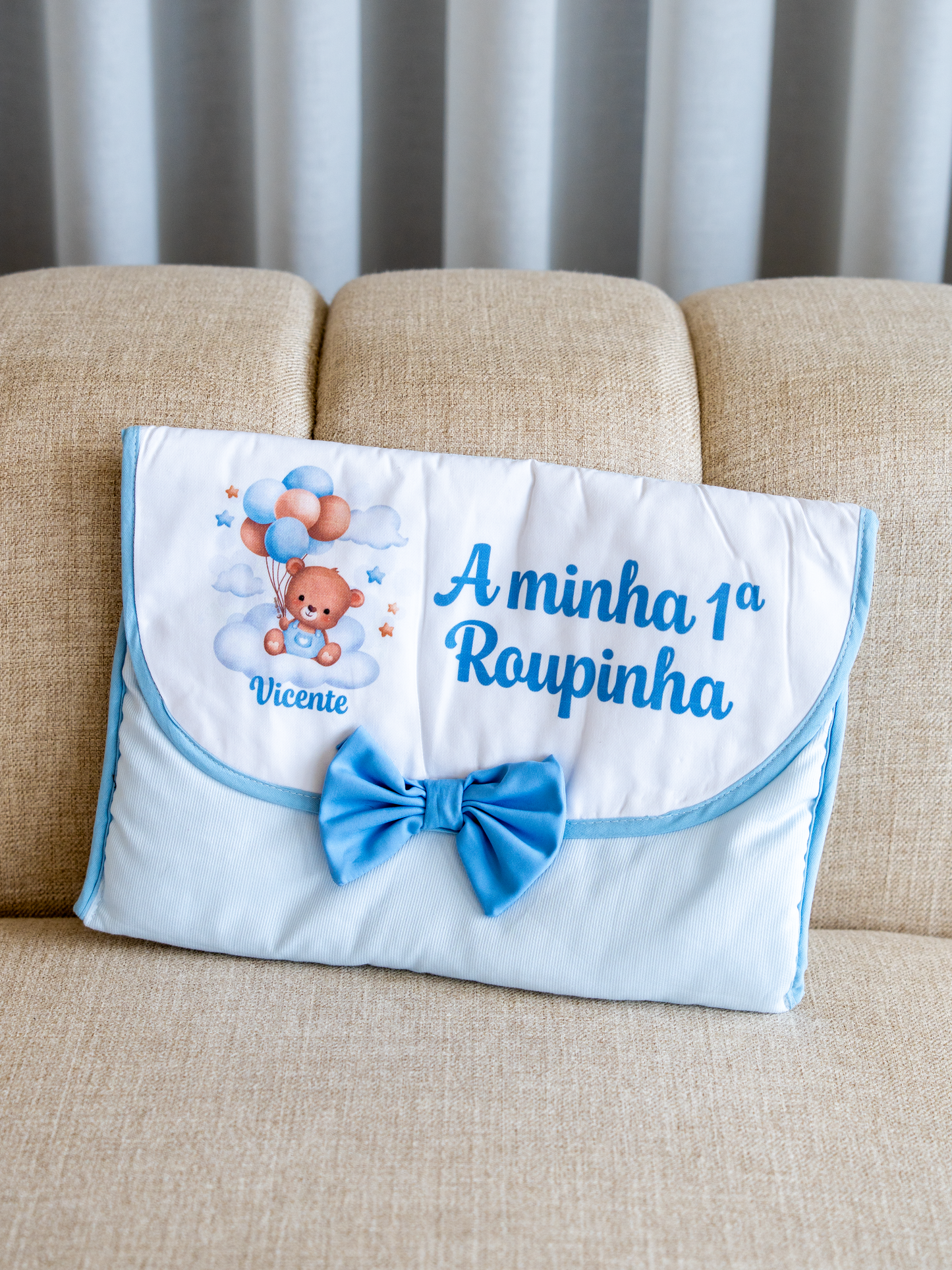 Conjunto Porta-Documentos e Porta-Roupinha do Bebé Personalizado