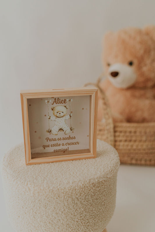 Mealheiro Personalizado “Sonhos que Crescem Comigo” ✨