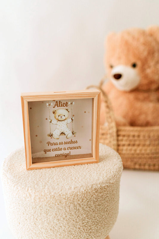 Mealheiro Personalizado “Sonhos que Crescem Comigo” ✨