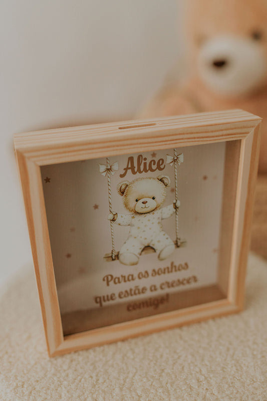 Mealheiro Personalizado “Sonhos que Crescem Comigo” ✨