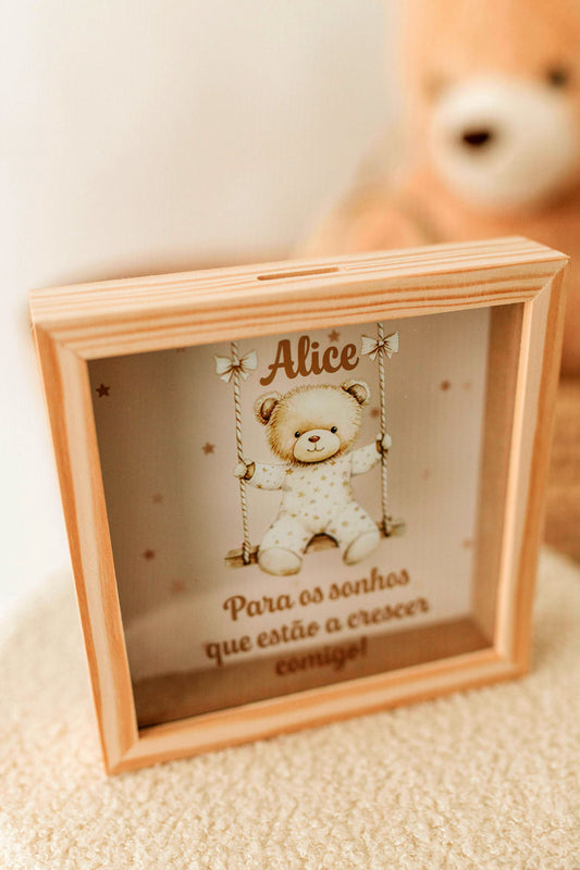 Mealheiro Personalizado “Sonhos que Crescem Comigo” ✨