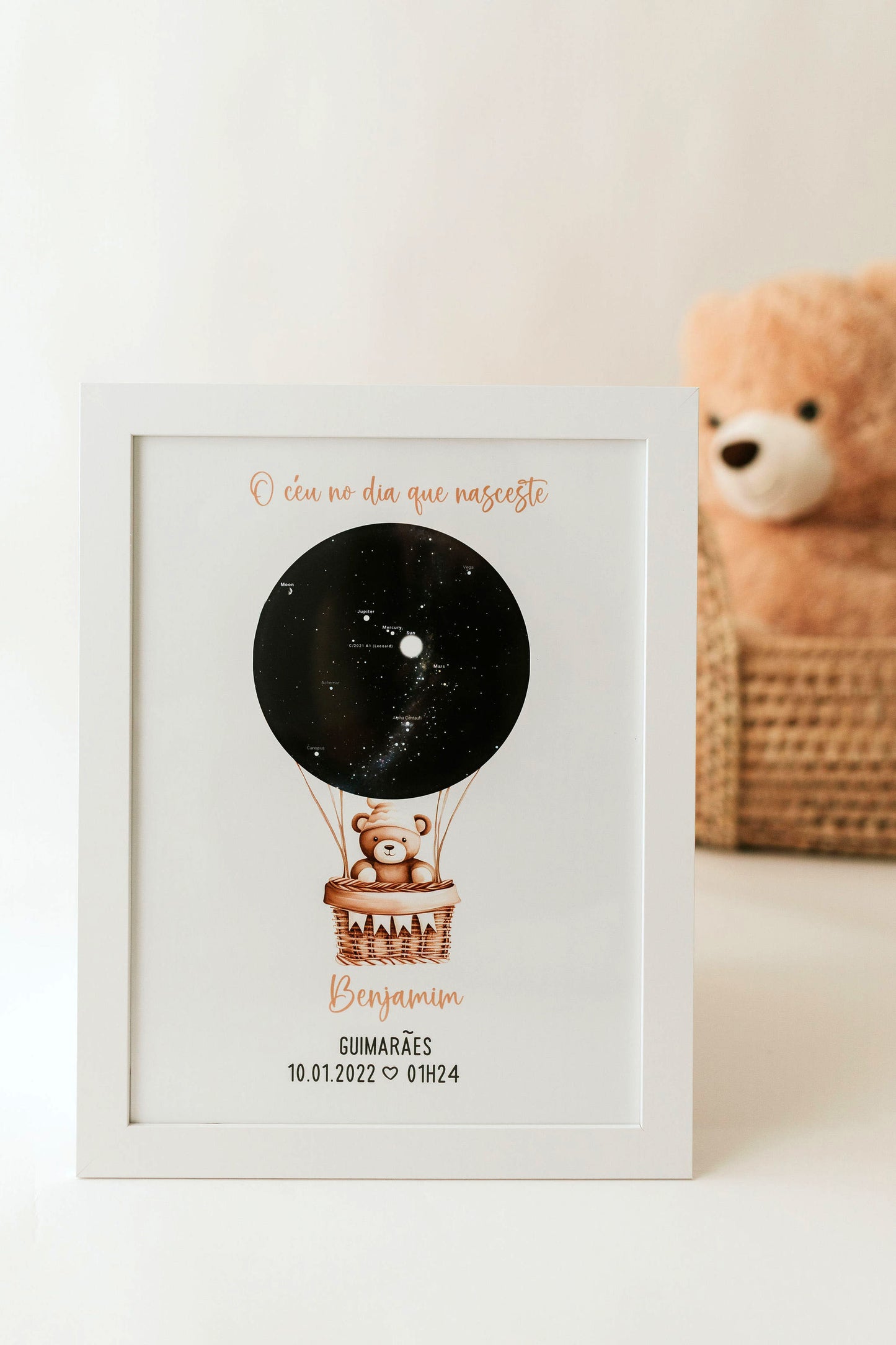 Quadro “O Céu no Dia em que Nasceste” ✨