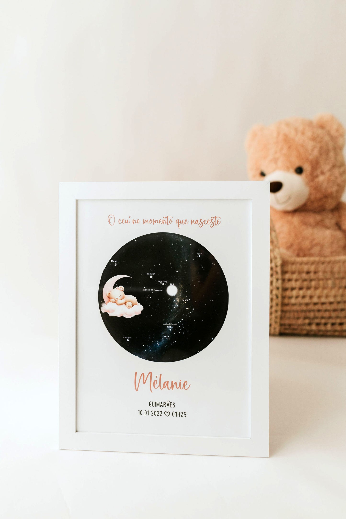 Quadro “O Céu no Dia em que Nasceste” ✨