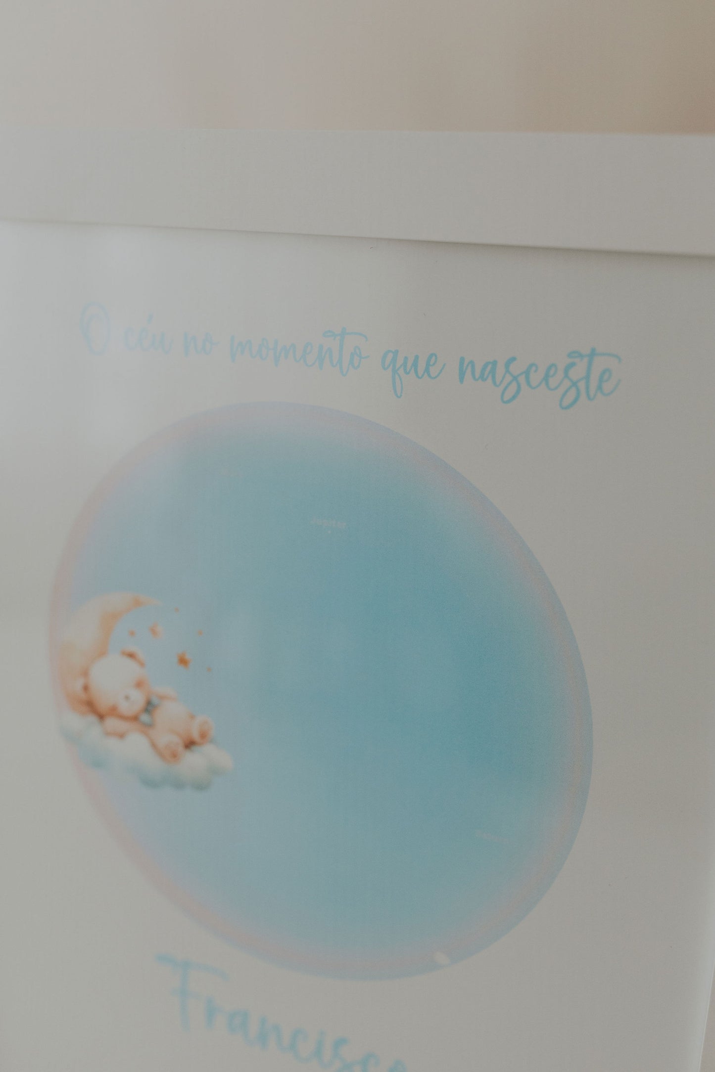 Quadro “O Céu no Dia em que Nasceste” ✨