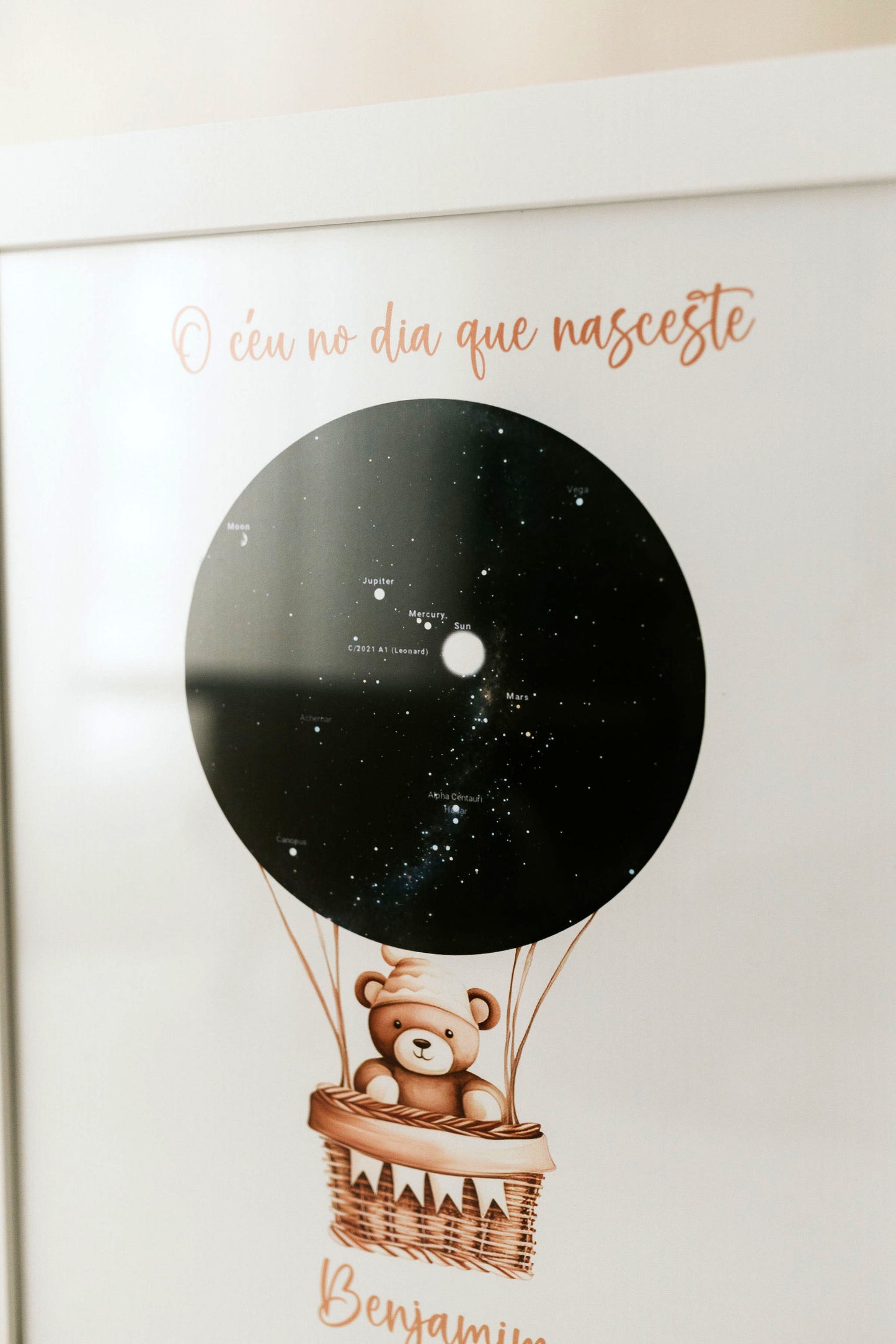 Quadro “O Céu no Dia em que Nasceste” ✨