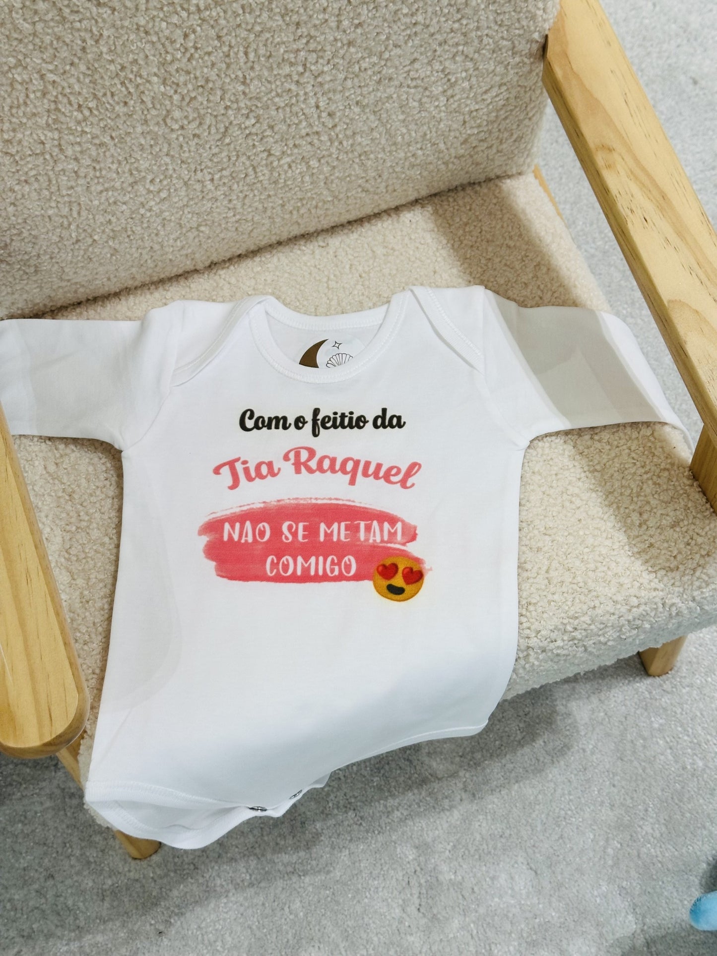 Body Divertido para Bebé – “Com o feitio da Tia/avó…”