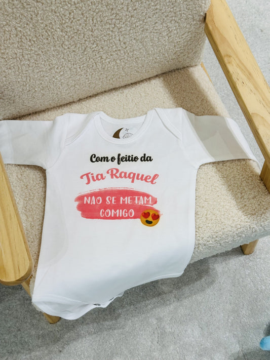 Body Divertido para Bebé – “Com o feitio da Tia/avó…”